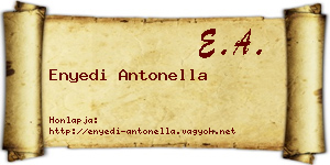 Enyedi Antonella névjegykártya